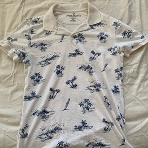 American Eagle Summer Style Polo Shirt